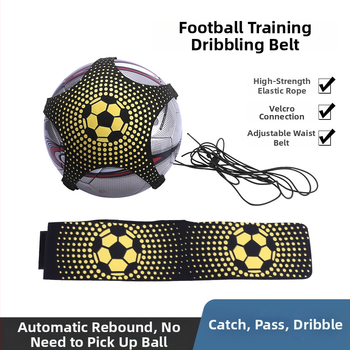 Futbalový žonglérsky opasok CrossBorder Speed Training s automatickým odskokom, detský futbalový trenažér pre začiatočníkov