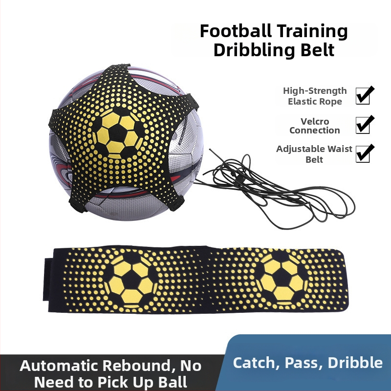 Futbalový žonglérsky opasok CrossBorder Speed Training s automatickým odskokom, detský futbalový trenažér pre začiatočníkov