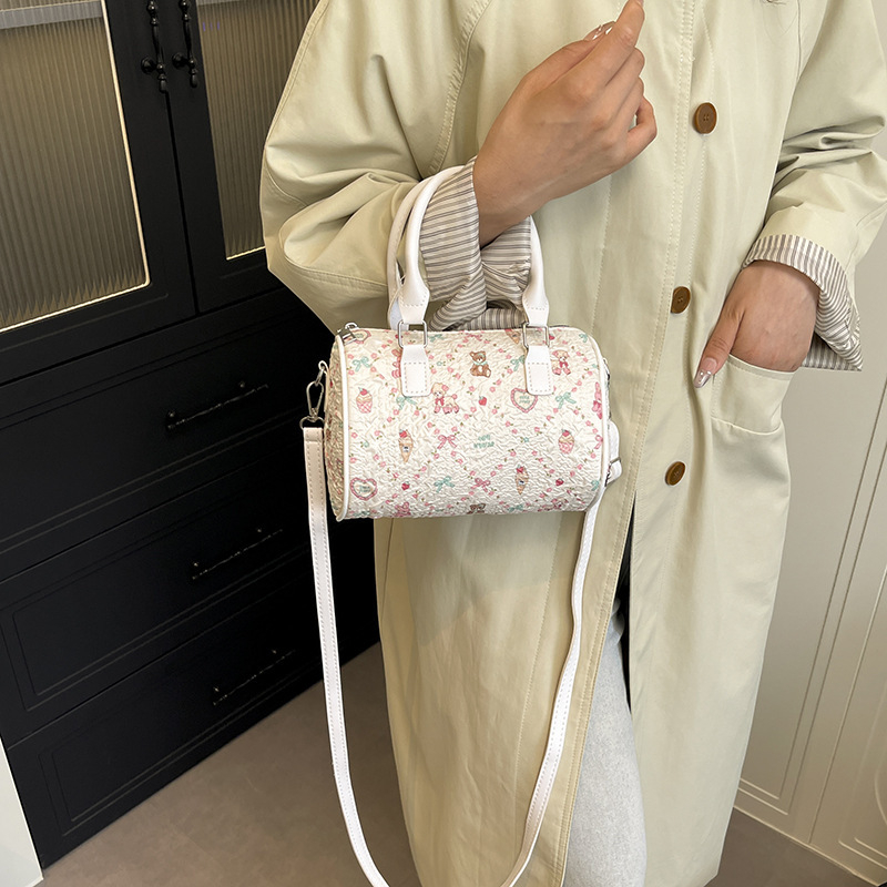 Geantă de damă în stil pernă, model nou 2025, drăguță pentru utilizare zilnică, geantă crossbody în stil Boston