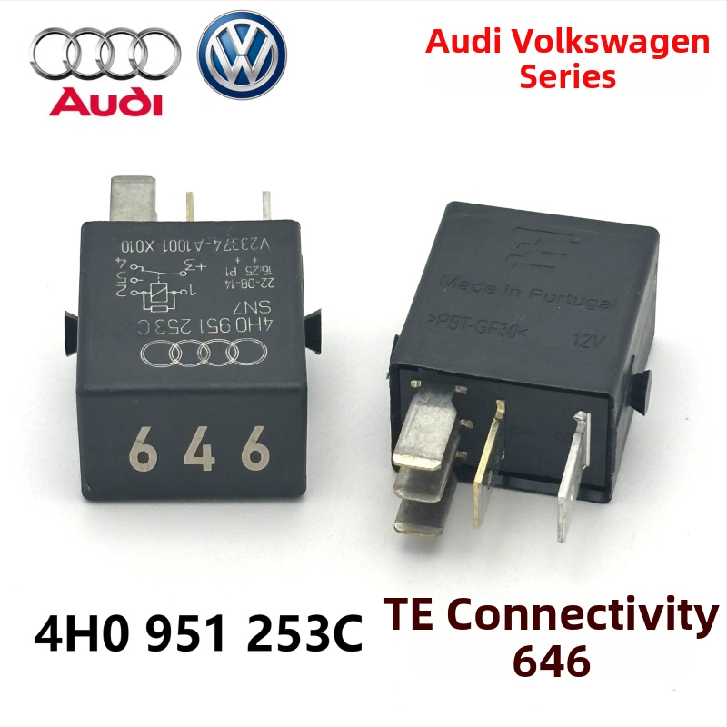 Releu compatibil cu modelele Audi și Volkswagen 646, 645, 525, 655, 433, 53, 449, 30