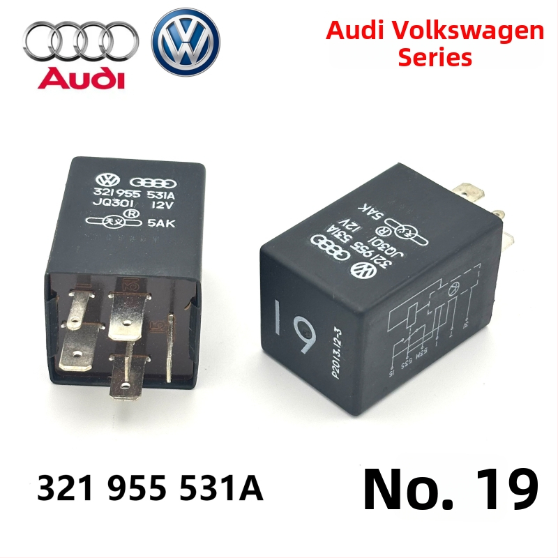 Releu compatibil cu modelele Audi și Volkswagen 646, 645, 525, 655, 433, 53, 449, 30