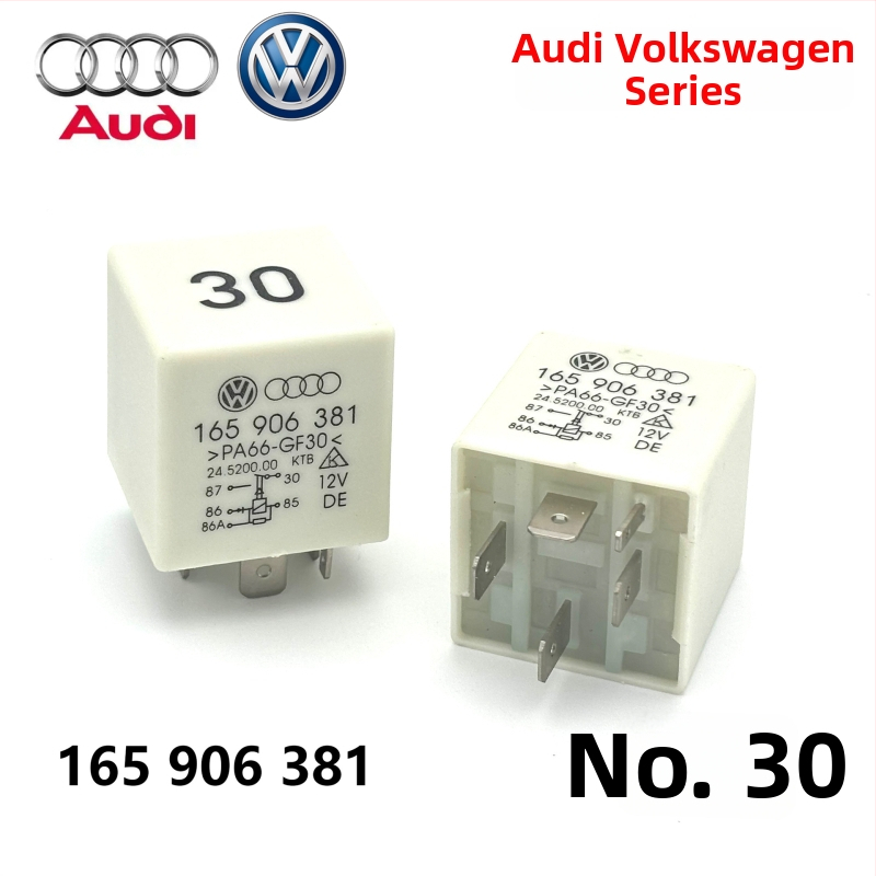 Releu compatibil cu modelele Audi și Volkswagen 646, 645, 525, 655, 433, 53, 449, 30