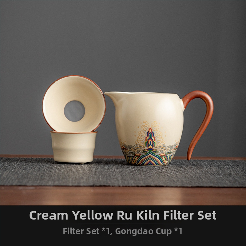 Keramické sitko na čaj Ru Kiln s jemnou sieťkou – filter na domáci čajový obrad