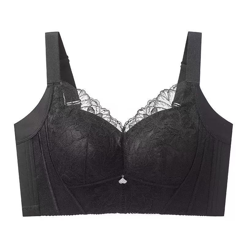 Sutien pentru mărime mare, cupă subțire, fără sârmă, dantelat, modelator, susținere laterală, cupă CD