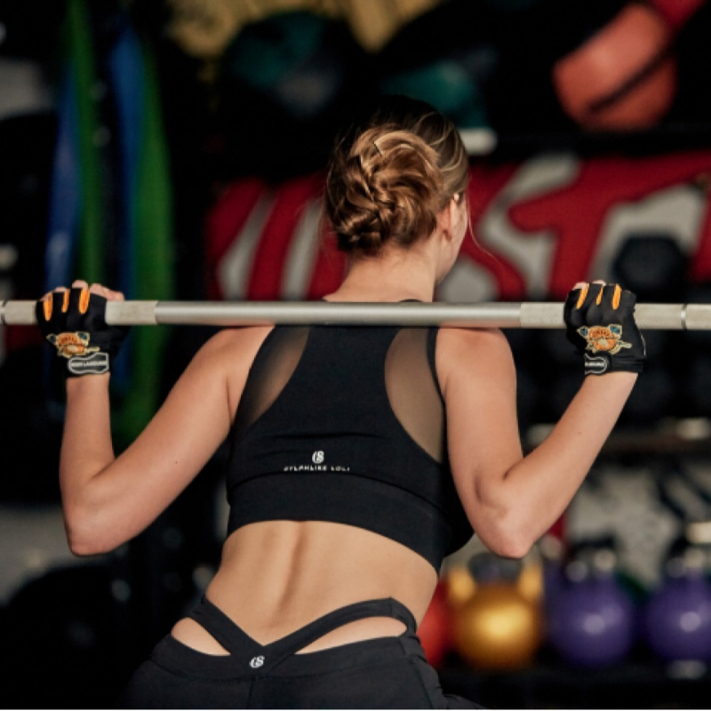 Mănuși de greutate, palmă respirabilă, degete parțial acoperite, antiderapante, pentru kettlebell, protecția degetelor