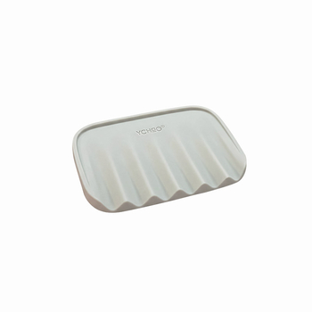 Suport pentru săpun din PVC, cu drenaj, design înclinat, culoare solidă, pentru baie.