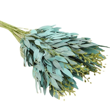 Plantă artificială cu frunze de salcie — buchet pentru nunți și decor acasă