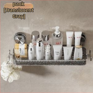 Raft de depozitare montat pe perete cu ventuze colorate pentru baie – organizator pentru prosoape de baie și prosoape de față