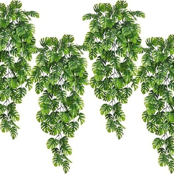 Plantă verde artificială pentru perete, decor interior și recuzită pentru fotografie