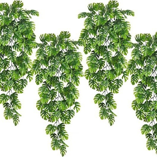 Plantă verde artificială pentru perete, decor interior și recuzită pentru fotografie