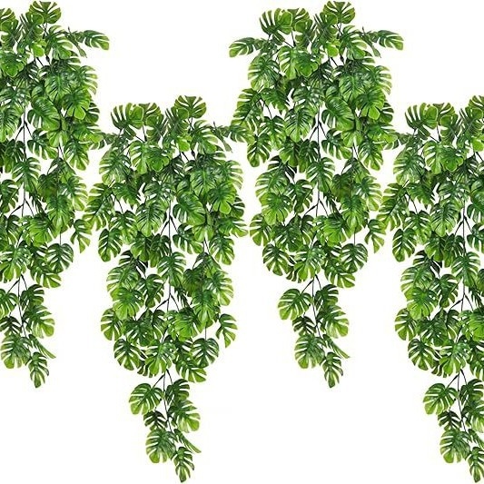 Plantă verde artificială pentru perete, decor interior și recuzită pentru fotografie