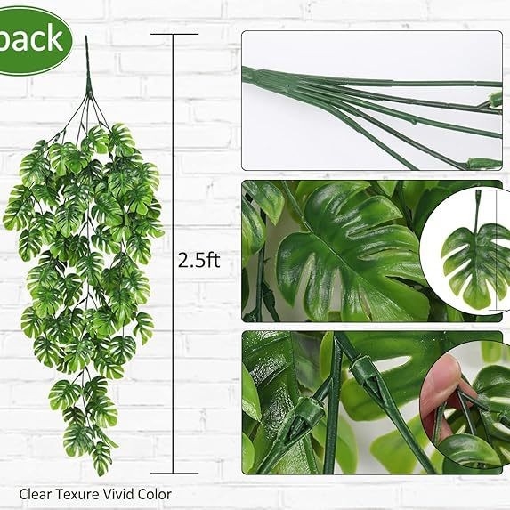 Plantă verde artificială pentru perete, decor interior și recuzită pentru fotografie