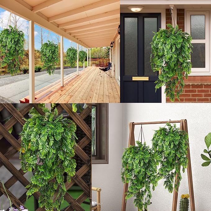 Plantă verde artificială pentru perete, decor interior și recuzită pentru fotografie