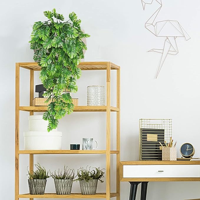 Plantă verde artificială pentru perete, decor interior și recuzită pentru fotografie