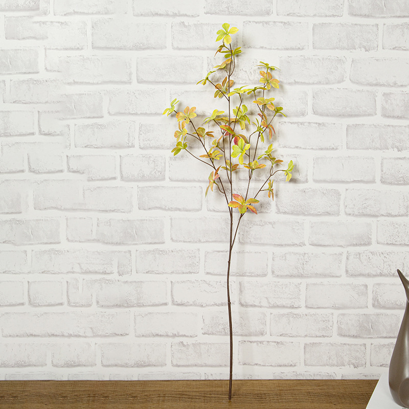 Plantă artificială agățată cu frunze în formă de clopot în nuanțe verzi de toamnă, flori de mătase pentru decor interior și recuzită foto, înălțime 30–100 cm