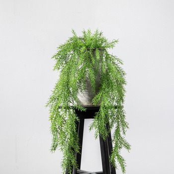 Liană artificială cu ace de pin – plantă verde pentru perete, decor interior