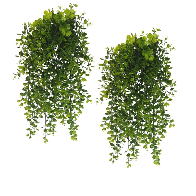 Viță artificială de eucalipt cu frunze, pentru interior, decor verde de perete agățat