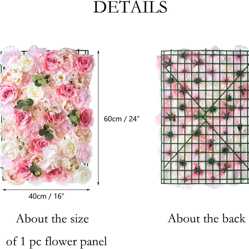 Fundal de perete cu flori albe din mătase – buchet artificial de trandafiri, decorațiuni pentru nuntă, recuzită pentru fotografie, decor pentru casă sau evenimente, înălțime reglabilă 30–100 cm
