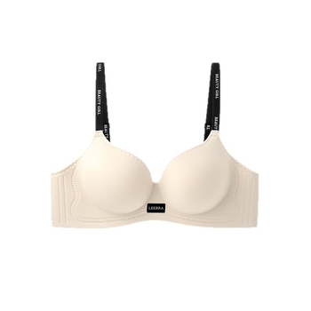 Sutien wireless push-up, fără cusături, cupă 3/4, cupă groasă de 6 cm, pentru bust mic