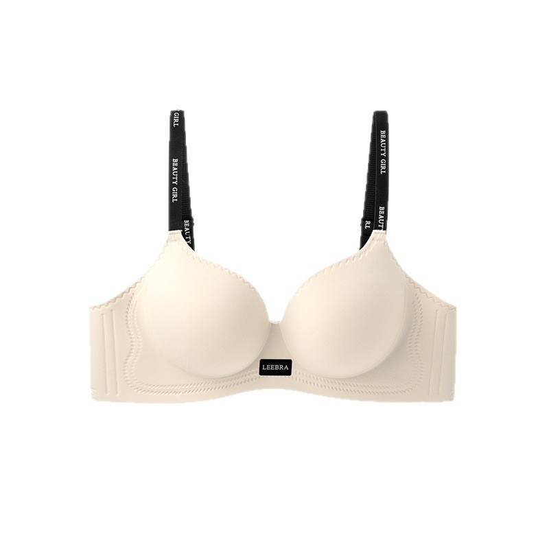 Sutien wireless push-up, fără cusături, cupă 3/4, cupă groasă de 6 cm, pentru bust mic