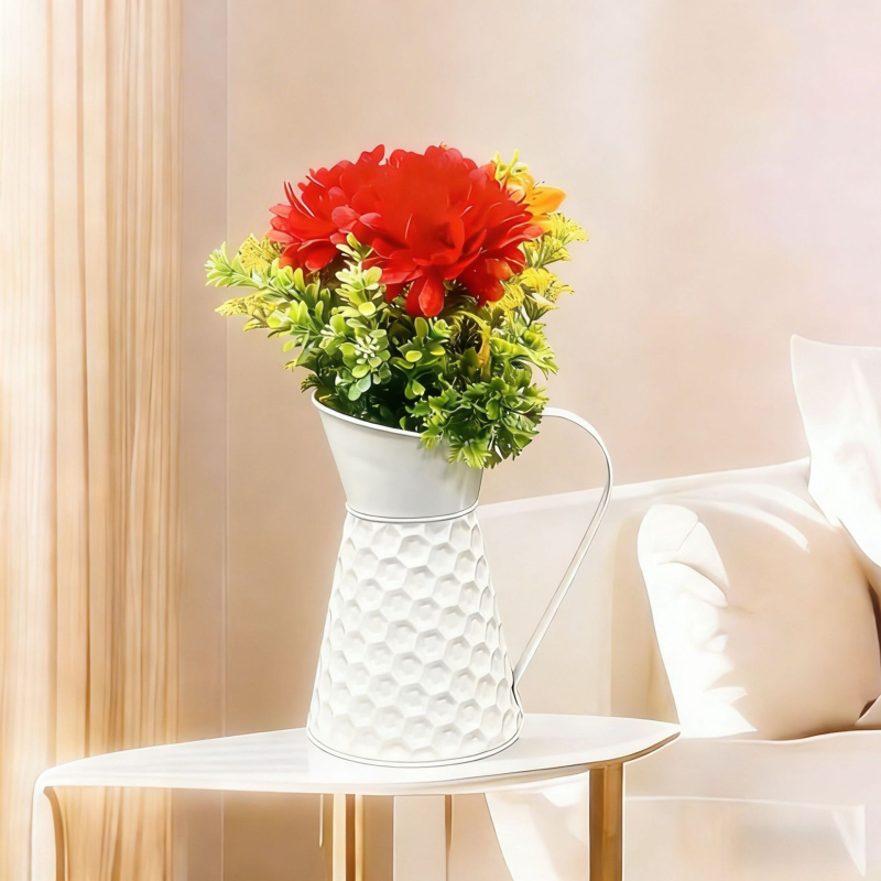 Orhidee artificială în stil european pentru birou – bonsai decorativ cu flori 3D în stil pastoral