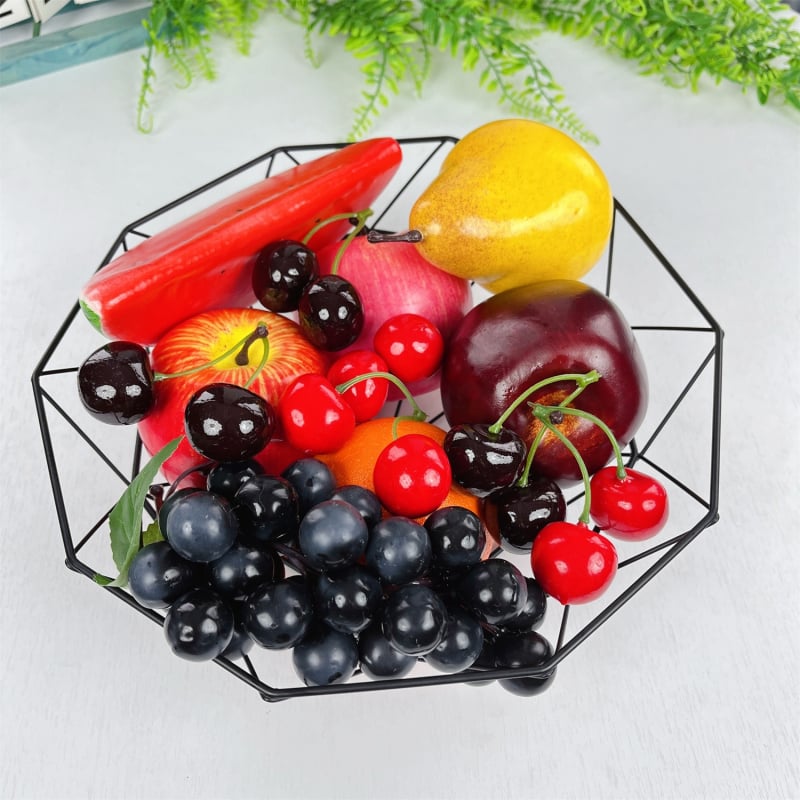 Set cu 13 fructe artificiale din spumă – fructe simulate pentru decor (LDPE)