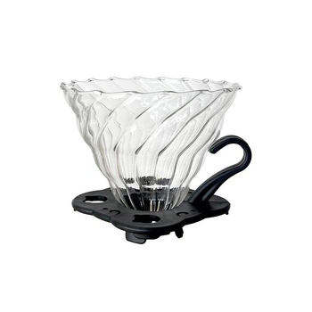V60 kávé filterező készlet hőálló boroszilikát üvegből, állvánnyal és üveg tálalókancsóval