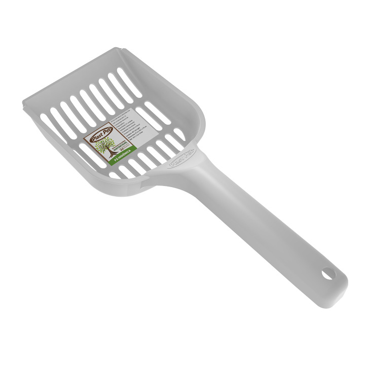 Lopată pentru nisip de pisică, plastic durabil, ușor de curățat