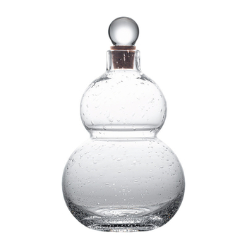 Ceainic din sticlă în formă de dovleac, transparent pentru infuzare la rece, sticlă de ceai în stil chinezesc pentru extracție la rece a ceaiului verde, set elegant pentru acasă