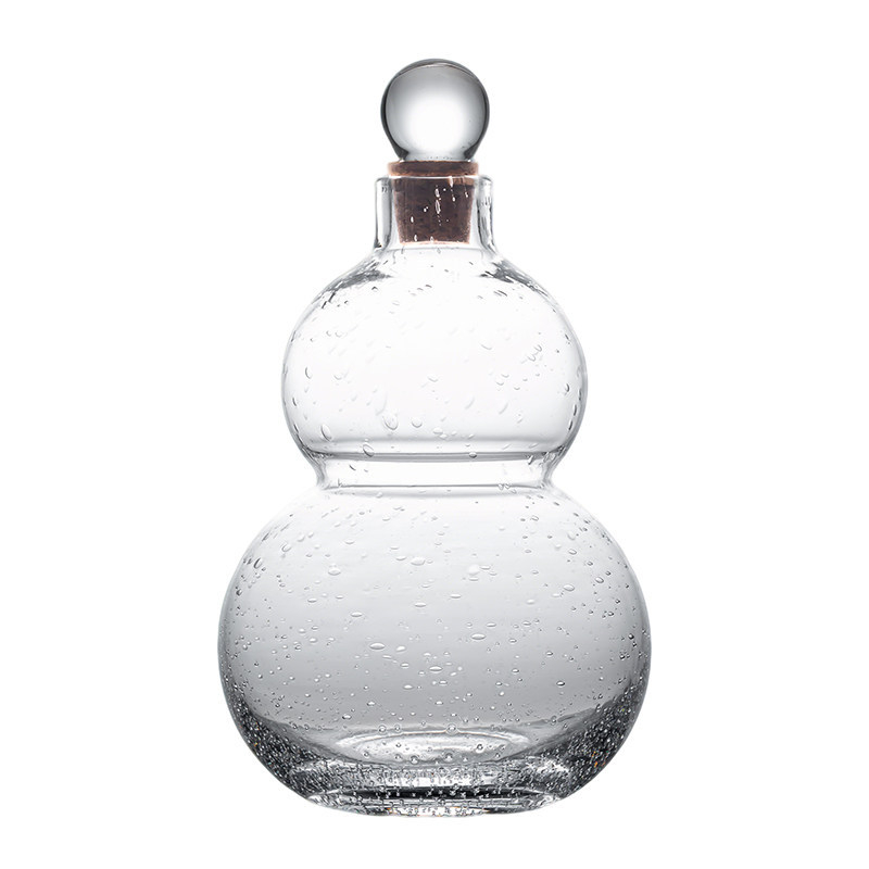 Ceainic din sticlă în formă de dovleac, transparent pentru infuzare la rece, sticlă de ceai în stil chinezesc pentru extracție la rece a ceaiului verde, set elegant pentru acasă