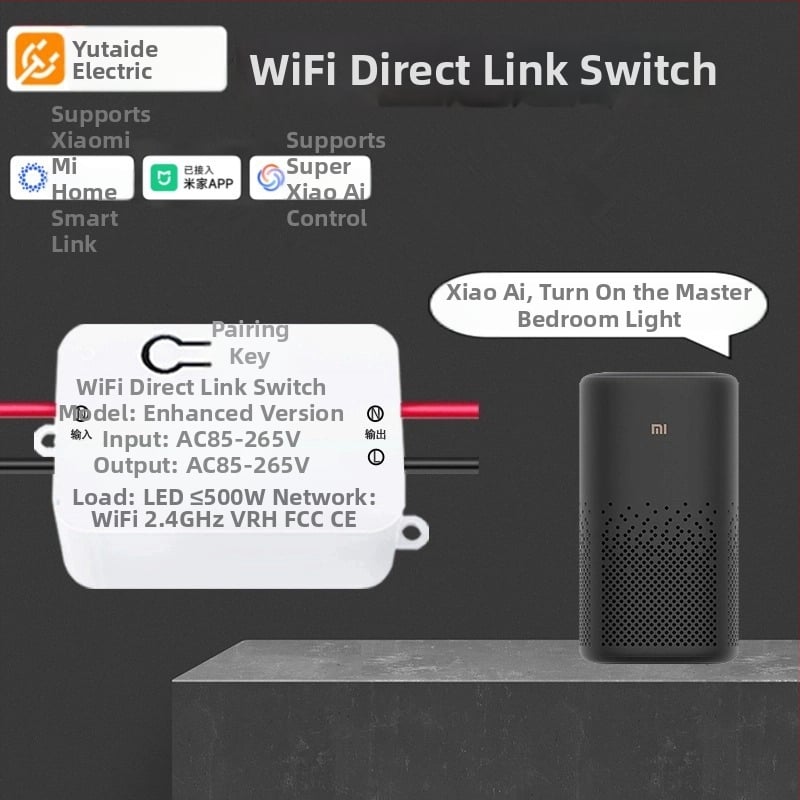 Intrerupător inteligent cu Bluetooth Mesh, comandă vocală Wi‑Fi și temporizator