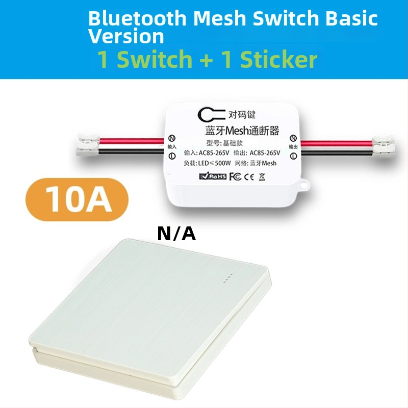 Intrerupător inteligent cu Bluetooth Mesh, comandă vocală Wi‑Fi și temporizator