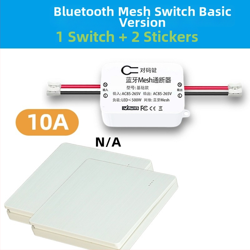 Intrerupător inteligent cu Bluetooth Mesh, comandă vocală Wi‑Fi și temporizator