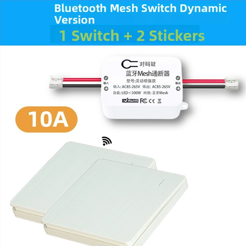 Intrerupător inteligent cu Bluetooth Mesh, comandă vocală Wi‑Fi și temporizator