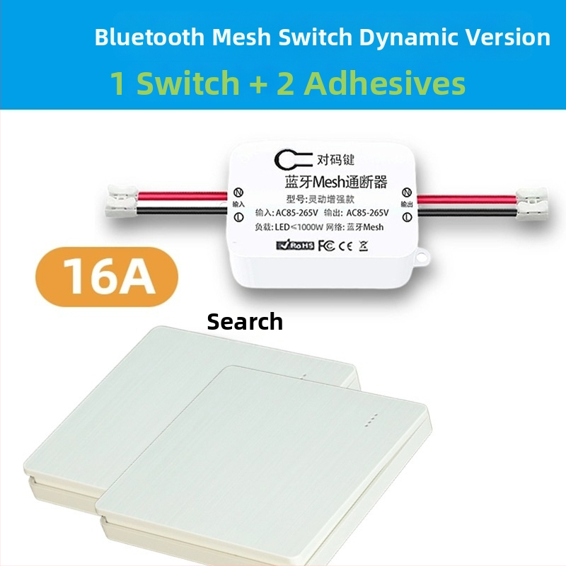Intrerupător inteligent cu Bluetooth Mesh, comandă vocală Wi‑Fi și temporizator