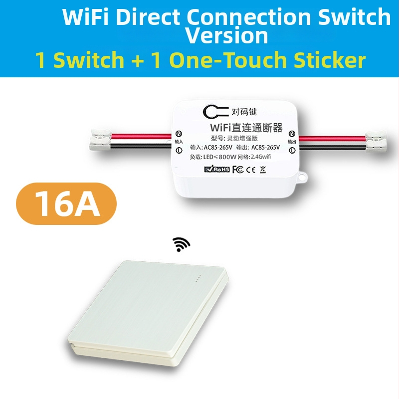Intrerupător inteligent cu Bluetooth Mesh, comandă vocală Wi‑Fi și temporizator