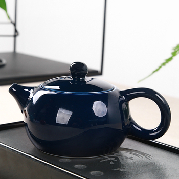 Ceainic Xi Shi din ceramică, glazură celadon, 180 ml, pentru ceremonia Kung Fu a ceaiului, design cu un singur vas, logo personalizabil