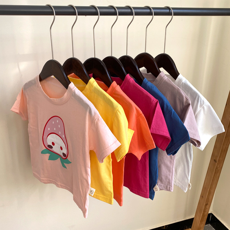 Tricou copii din bumbac, maneci scurte, unisex – vară 2023