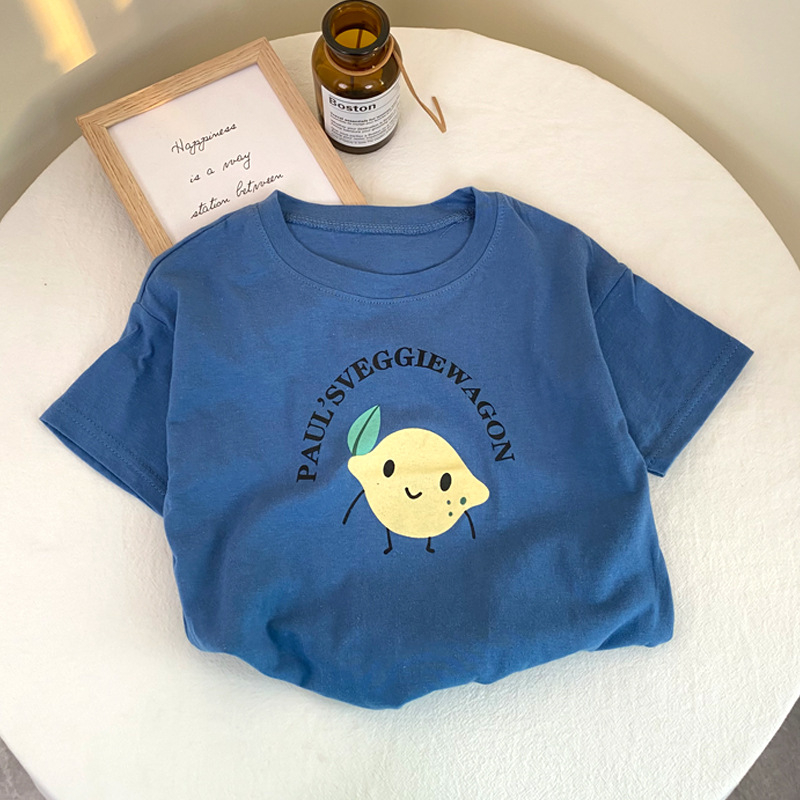 Tricou copii din bumbac, maneci scurte, unisex – vară 2023