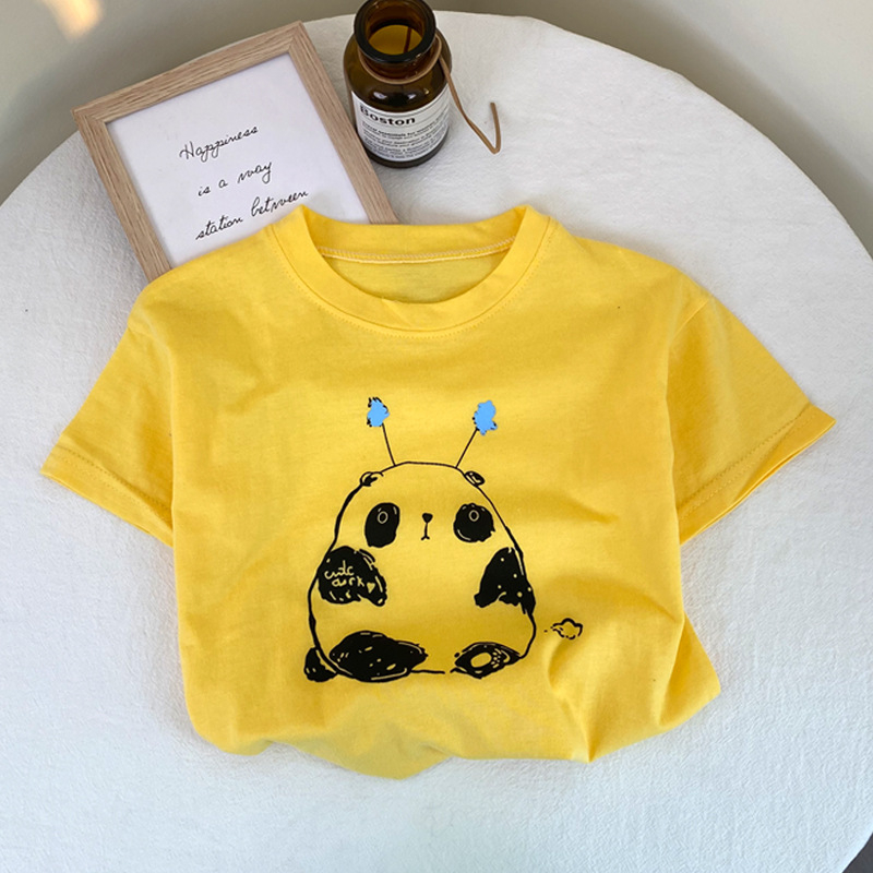Tricou copii din bumbac, maneci scurte, unisex – vară 2023