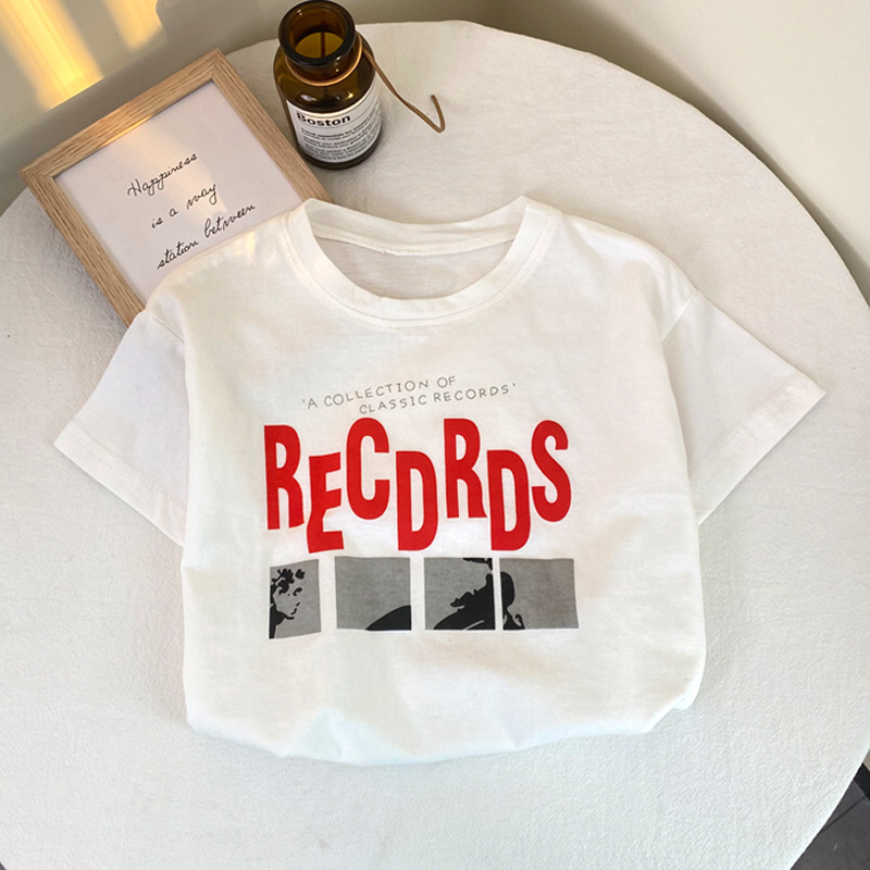 Tricou copii din bumbac, maneci scurte, unisex – vară 2023