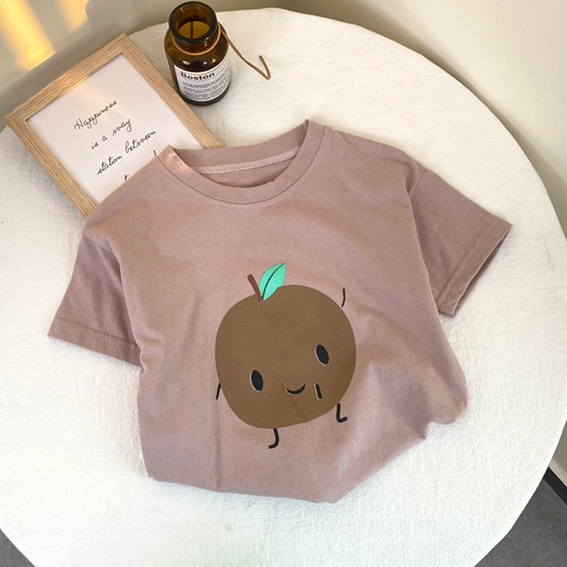 Tricou copii din bumbac, maneci scurte, unisex – vară 2023