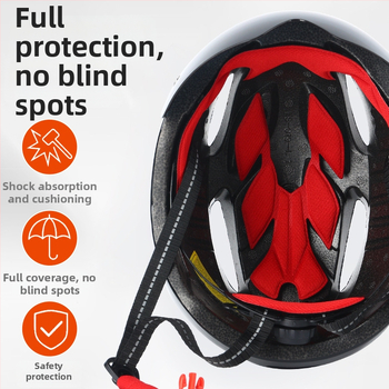 Cyklistická prilba s magnetickým šiltom, integrovaná PC škrupina, unisex dizajn s polovičnou maskou