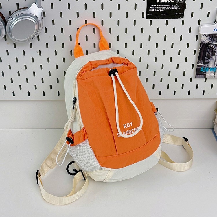 Rucsac de exterior cu blocuri de culoare, pentru ciclism și drumeții, nylon ultraușor, 2 compartimente, rezistent la apă, unisex, până la 20 L, călătorii casual