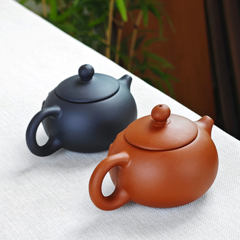 Ceainic din lut purpuriu Yixing Chaohu-Chaozhou, semi-manual, stil Xishi, capacitate mică, ceramic pentru ceai.