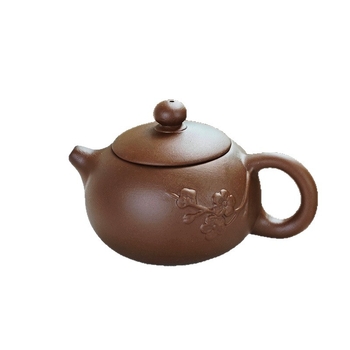 Ceainic din lut purpuriu Yixing Chaohu-Chaozhou, semi-manual, stil Xishi, capacitate mică, ceramic pentru ceai.