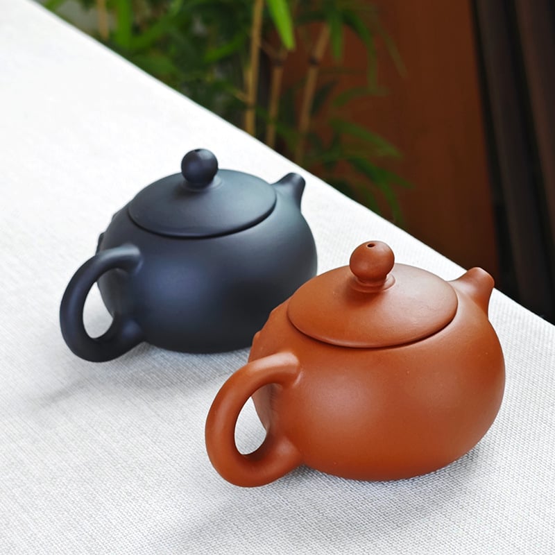 Ceainic din lut purpuriu Yixing Chaohu-Chaozhou, semi-manual, stil Xishi, capacitate mică, ceramic pentru ceai.