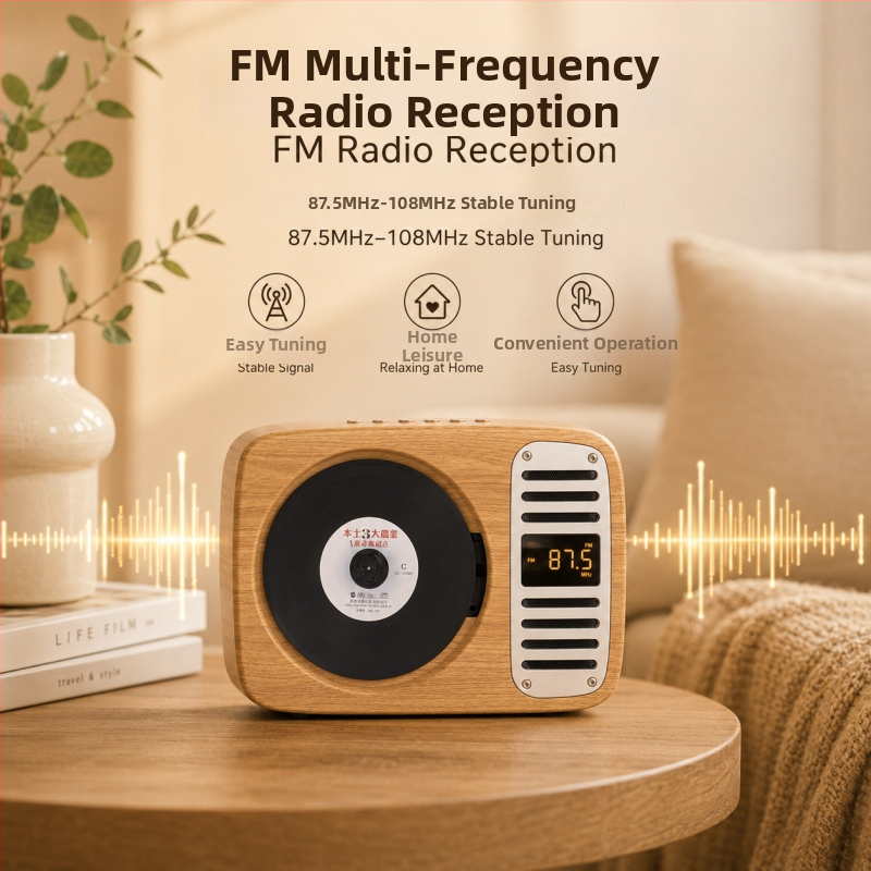 CD player portabil cu Bluetooth, suport MP3-CD și funcție de înregistrare a discului pentru învățarea limbilor
