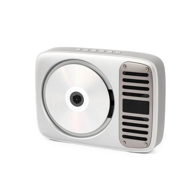 CD player portabil cu Bluetooth, suport MP3-CD și funcție de înregistrare a discului pentru învățarea limbilor