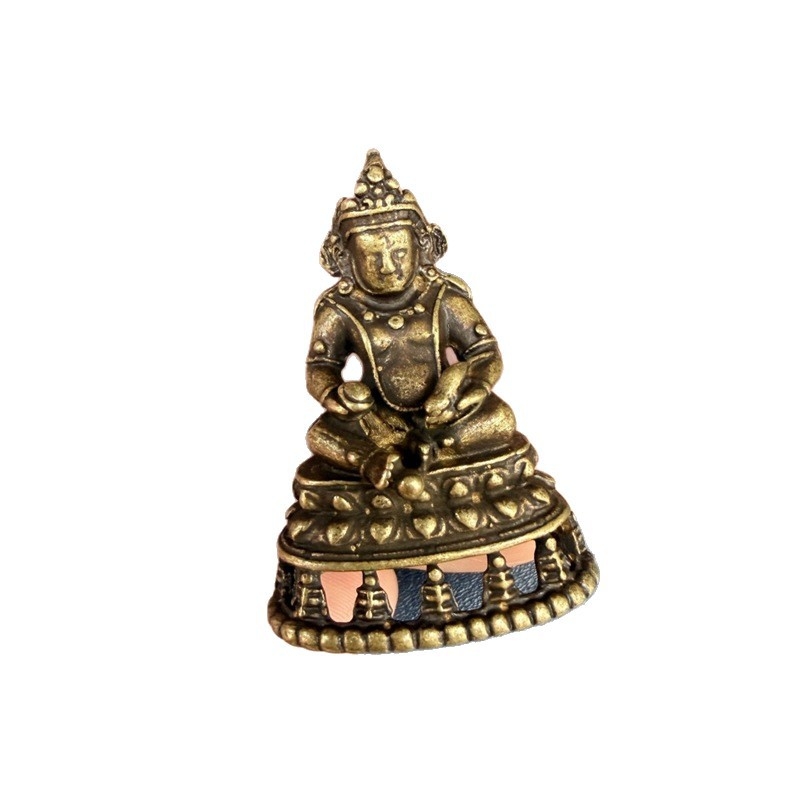 Statuetă tibetană Buddha din alamă – ornament mic
